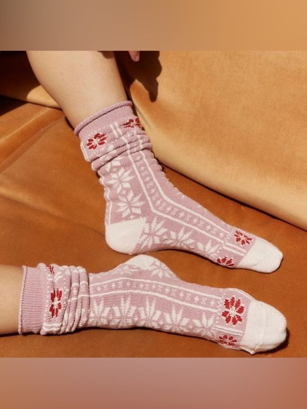 New Free People Nearly Nordic Socks One Size